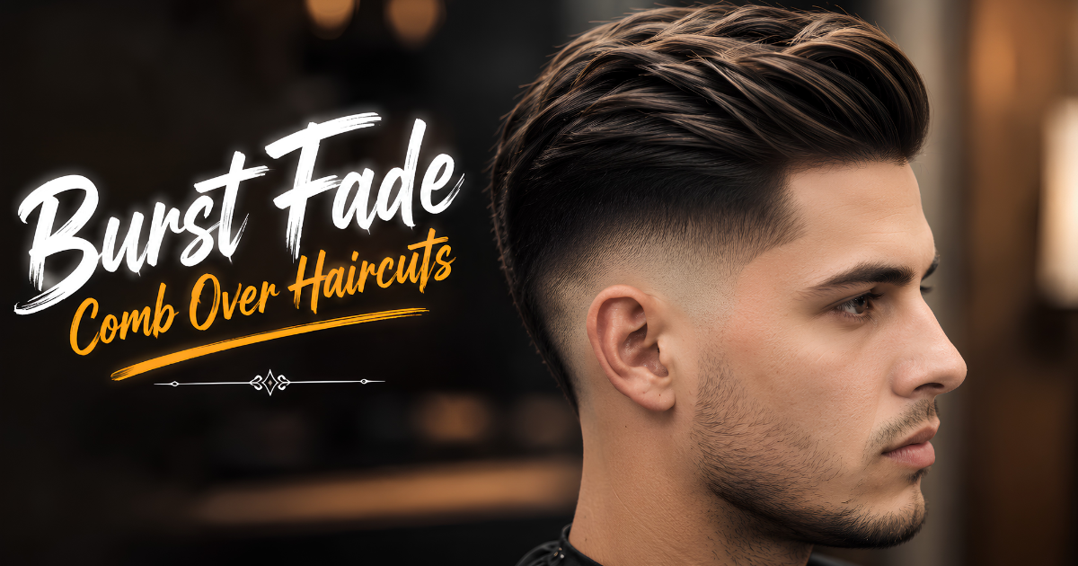 Burst Fade Comb Over Haircuts