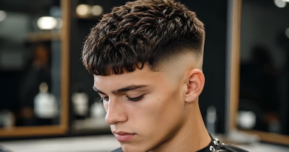 Burst Fade French Crop