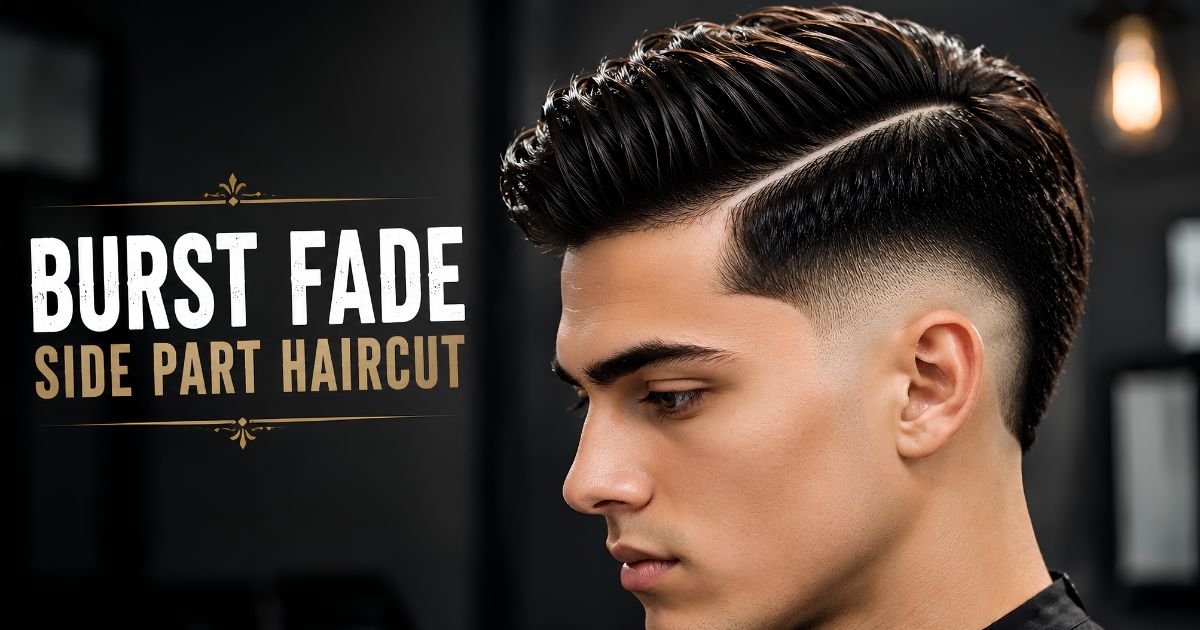 Burst Fade Side Part Haircuts