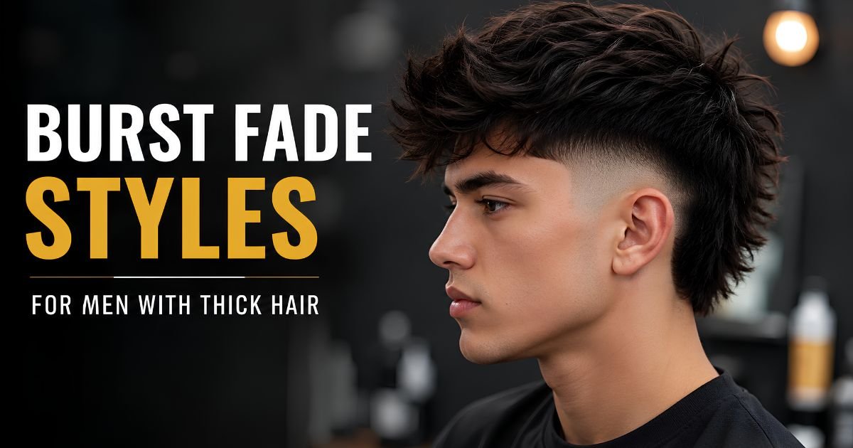Burst Fade Styles for Men with Thick Hair
