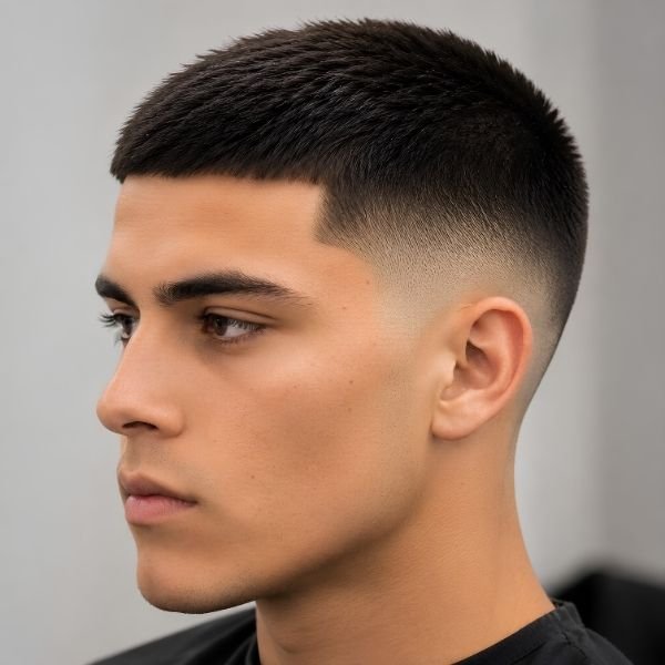 Classic Burst Fade Crew Cut