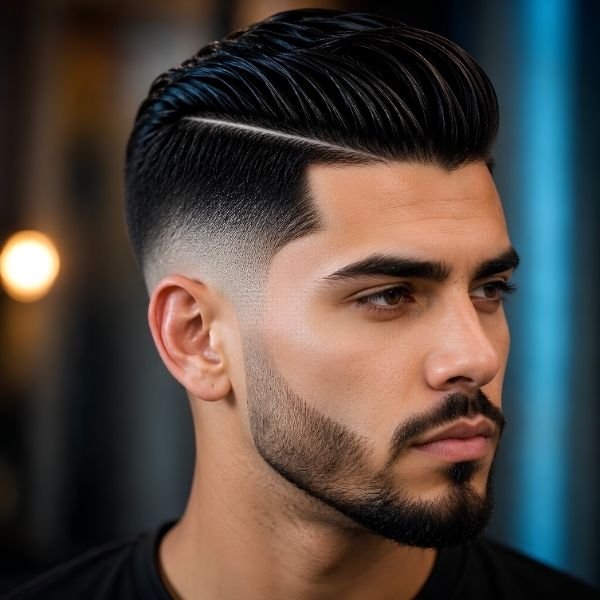 Comb Over Burst Fade Hard Part