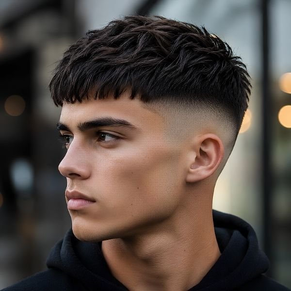 French Crop High Fade Haircut