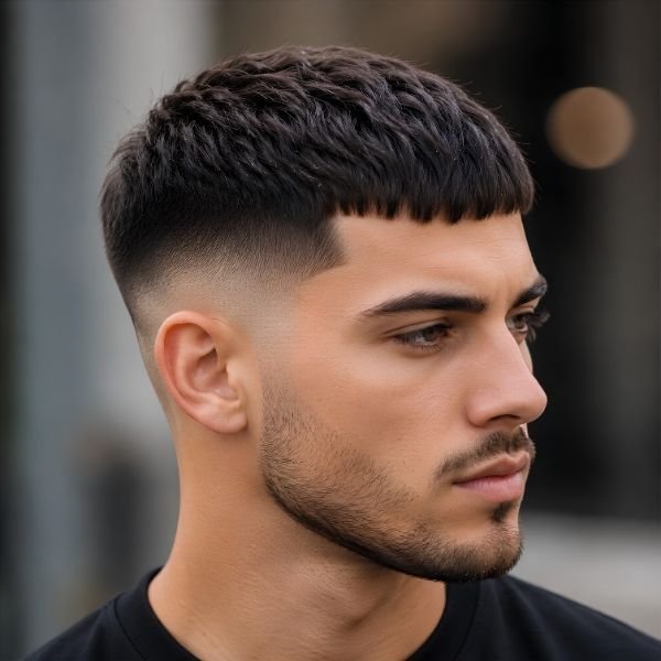 French Crop Low Fade Haircut
