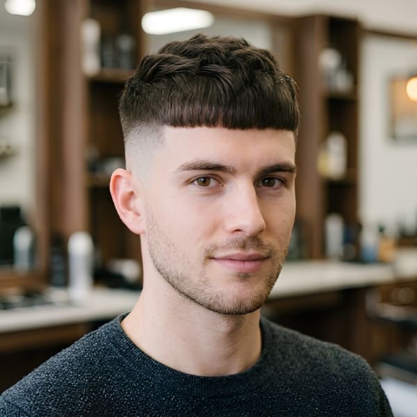 Fringe French Crop Fade
