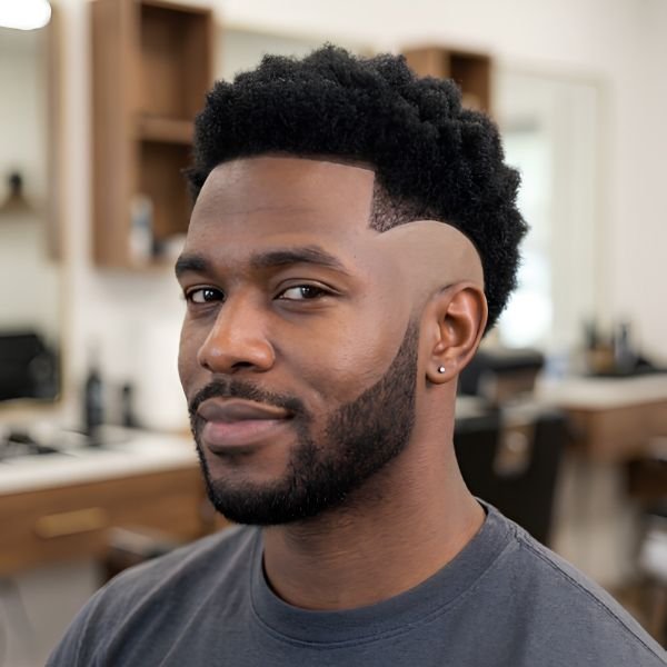 Low Burst Fade for Thick Hair