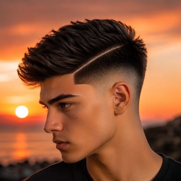 Mid Burst Fade Hard Part