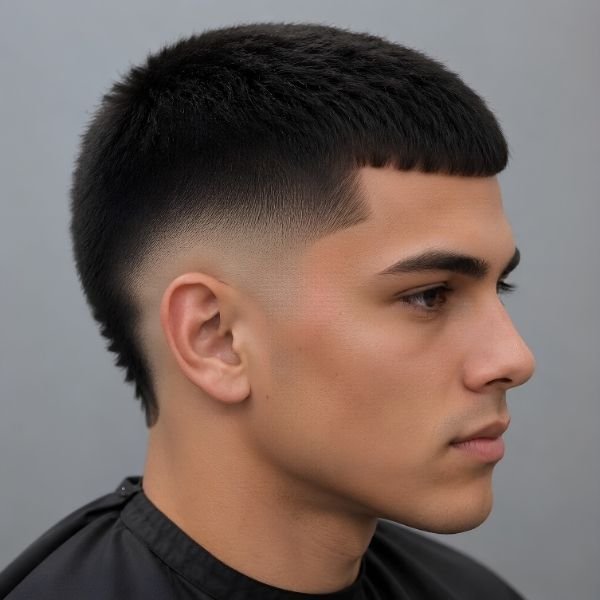 Skin Burst Fade Crew Cut