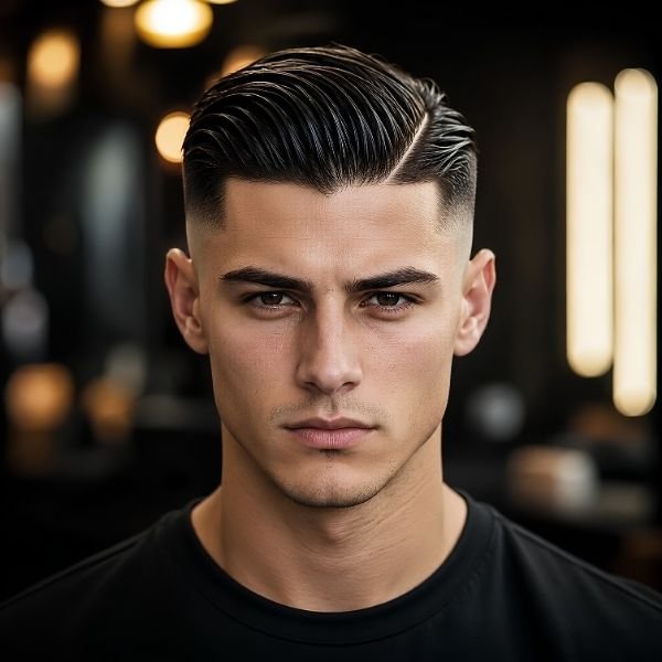 Slick Back Burst Fade Hard Part