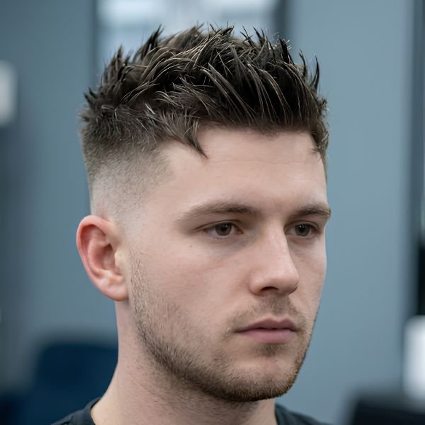 Spiky French Crop Fade