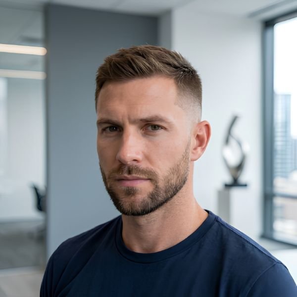Taper Burst Fade Crew Cut