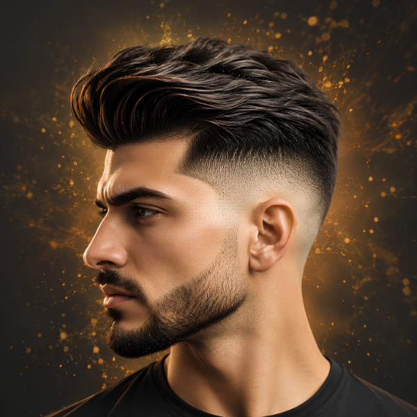 Textured Burst Fade Comb Over (1)