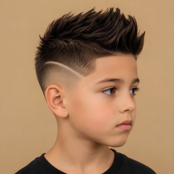 Burst Fade Faux Hawk