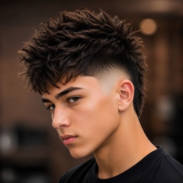 Burst Fade Faux Hawk
