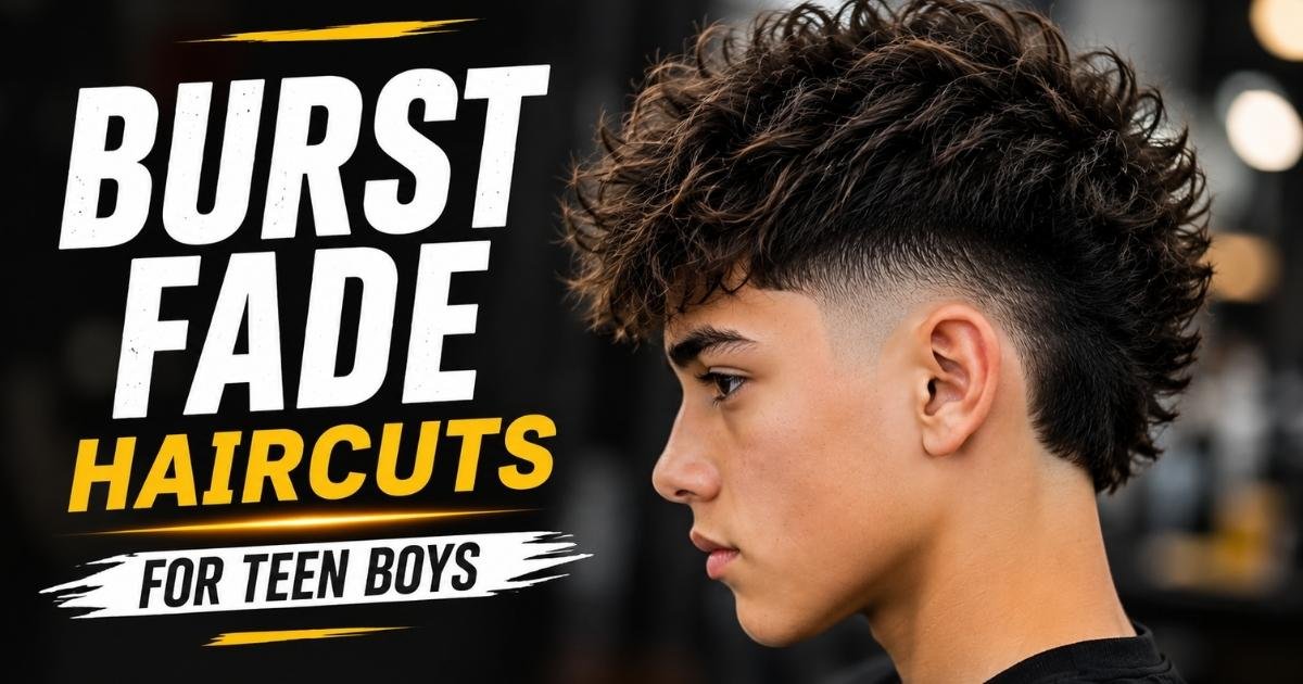 Burst Fade Haircuts for Teen Boys