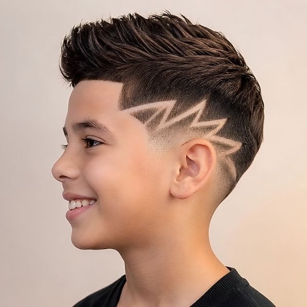 Burst Fade with Design