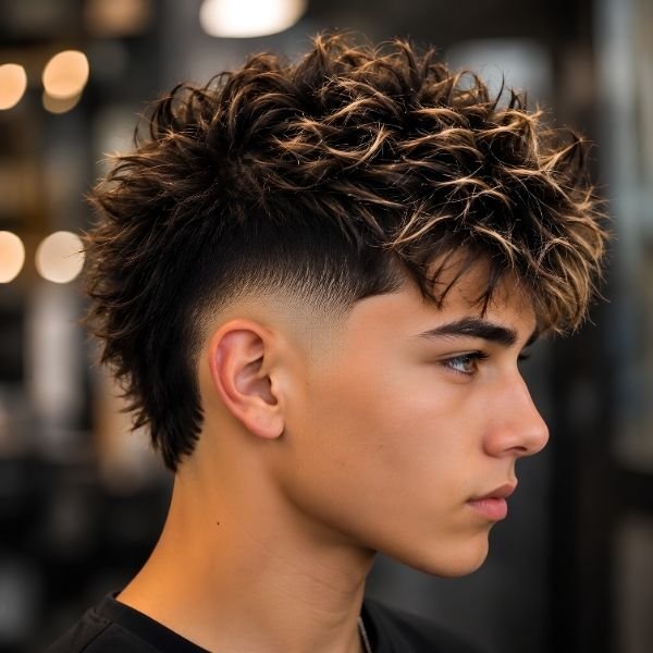 Burst Fade with Highlights