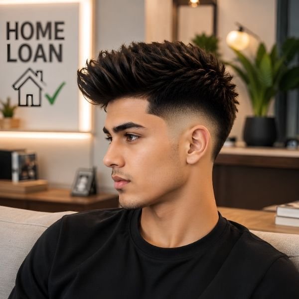Burst Fade with Quiff