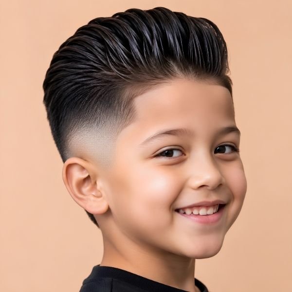 Burst Fade with Slick Brush Back