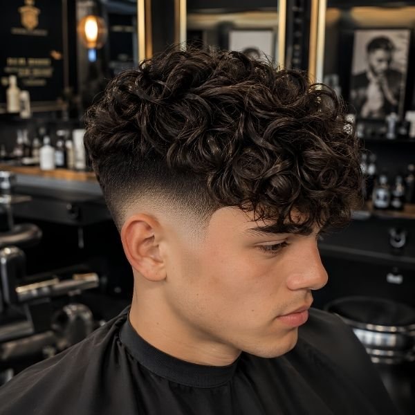 Curly Burst Fade Fringe