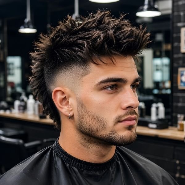 Disconnected Faux Hawk Fade 