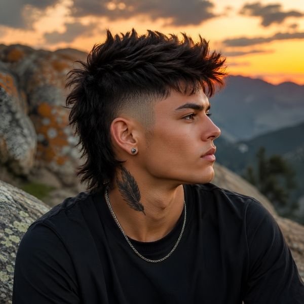 Faux Hawk Mullet Hybrid