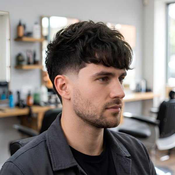 Fluffy Burst Fade Fringe