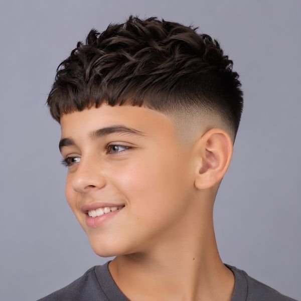 French Crop Burst Fade
