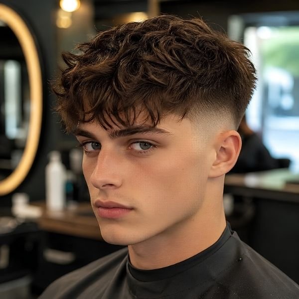 Messy Burst Fade Fringe