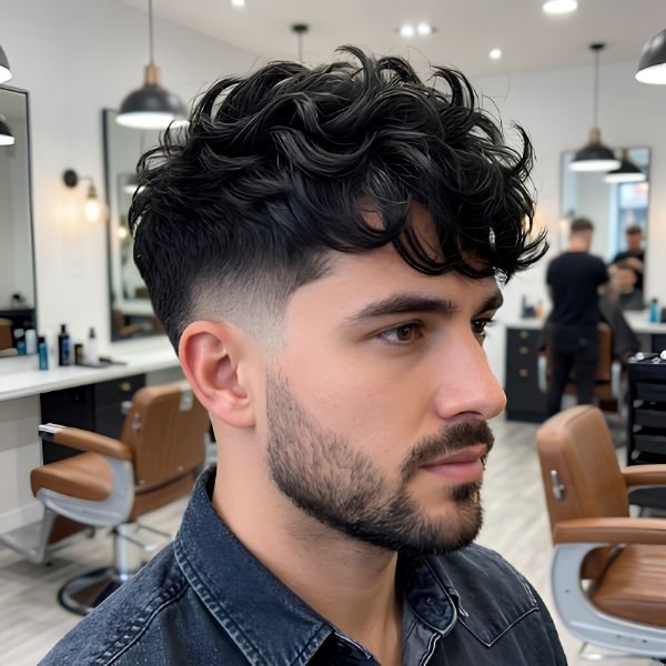 Mid Burst Fade Fringe