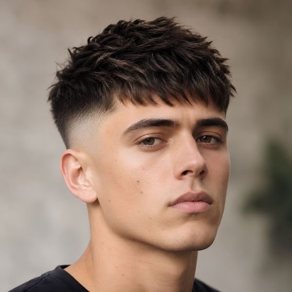Mid Taper Fade French Crop