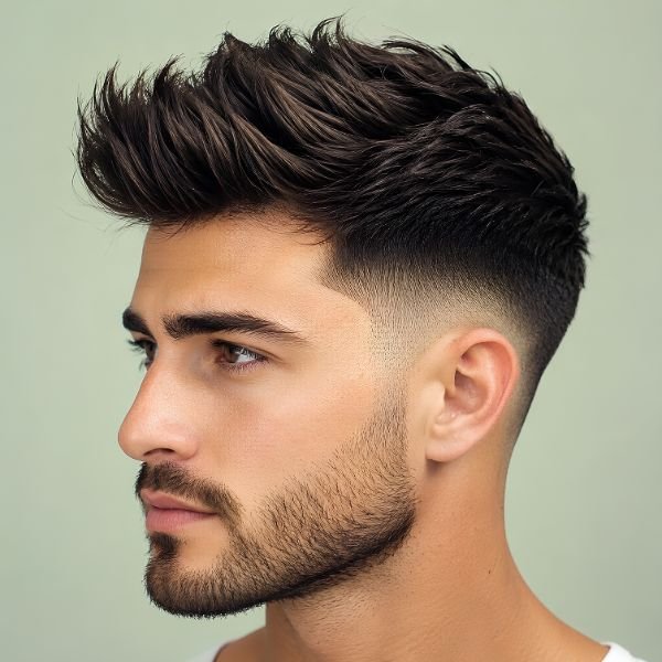 Mid Taper Fade Quiff