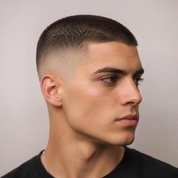 Skin Burst Fade Buzz Cut