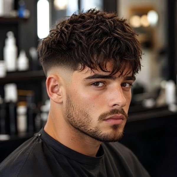 Textured Burst Fade Fringe