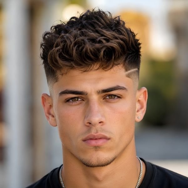 Wavy Burst Fade Faux Hawk (1)