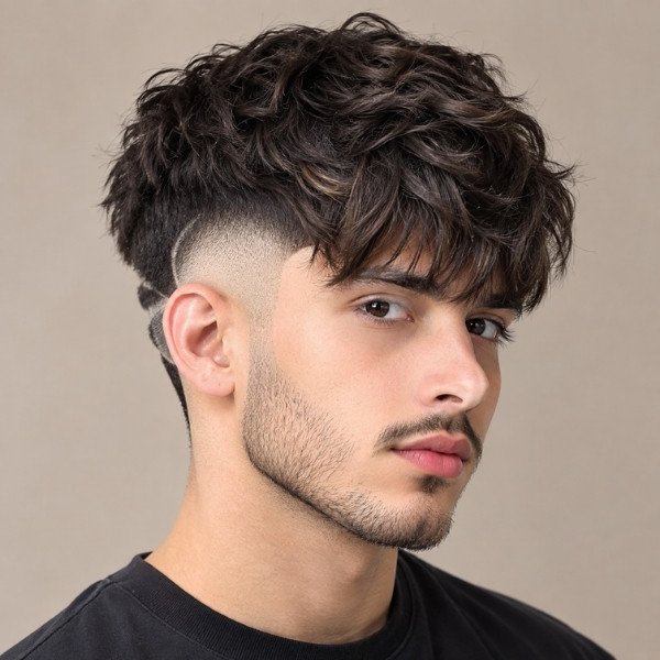 Mid Burst Fade Fringe