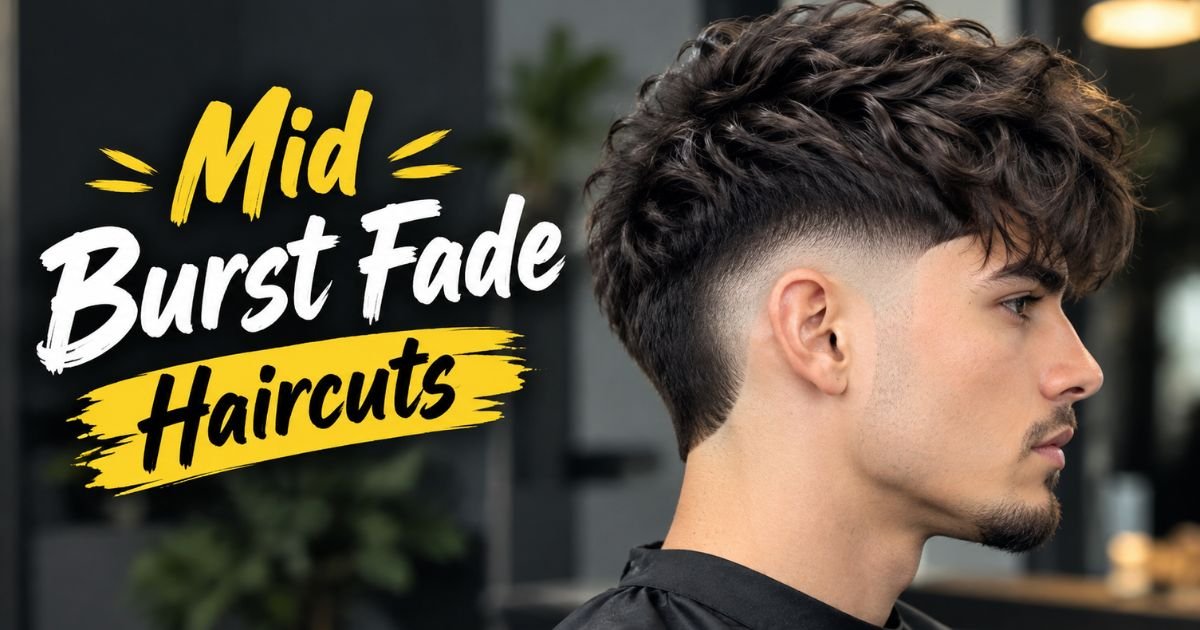 Mid Burst Fade Haircuts