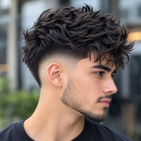 Textured Burst Fade Taper